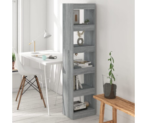 vidaXL Bücherregal/Raumteiler Grau Sonoma 40x30x166 cm (813594)