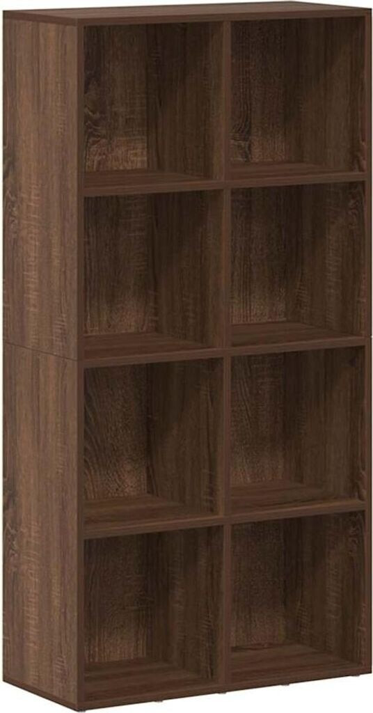 vidaXL Bücherregal/Sideboard Braun Eiche 66×30×130 cm (815251)