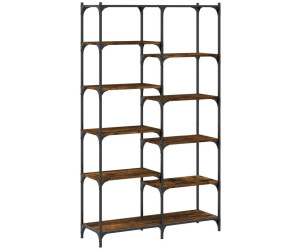 vidaXL Bücherregal Räuchereiche 100x32x170 cm und Eisen (832790)