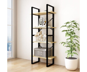 vidaXL Bücherregal 4 Böden 60x30x140 cm Massivholz Kiefer (806442)