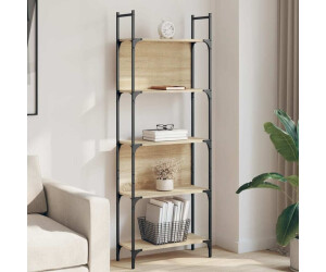 vidaXL Bücherregal 5 Böden Sonoma-Eiche 60,5x24x166,5 cm (838864)