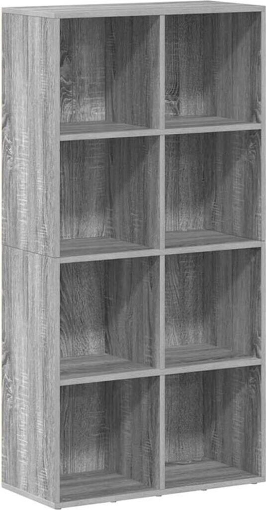 vidaXL Bücherregal/Sideboard Grau Sonoma 66×30×130 cm (815250)