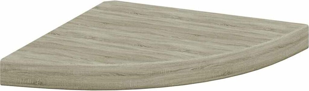 vidaXL Eck-Schweberegal Eichen-Optik 35x35x3,8 cm MDF (323925)