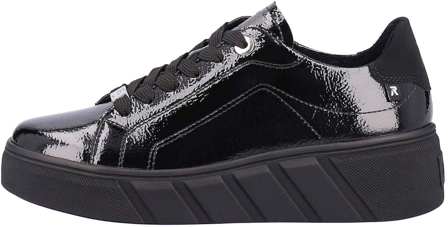 Rieker Platform Trainers W0501 black patent ab 71 96 Preisvergleich bei idealo