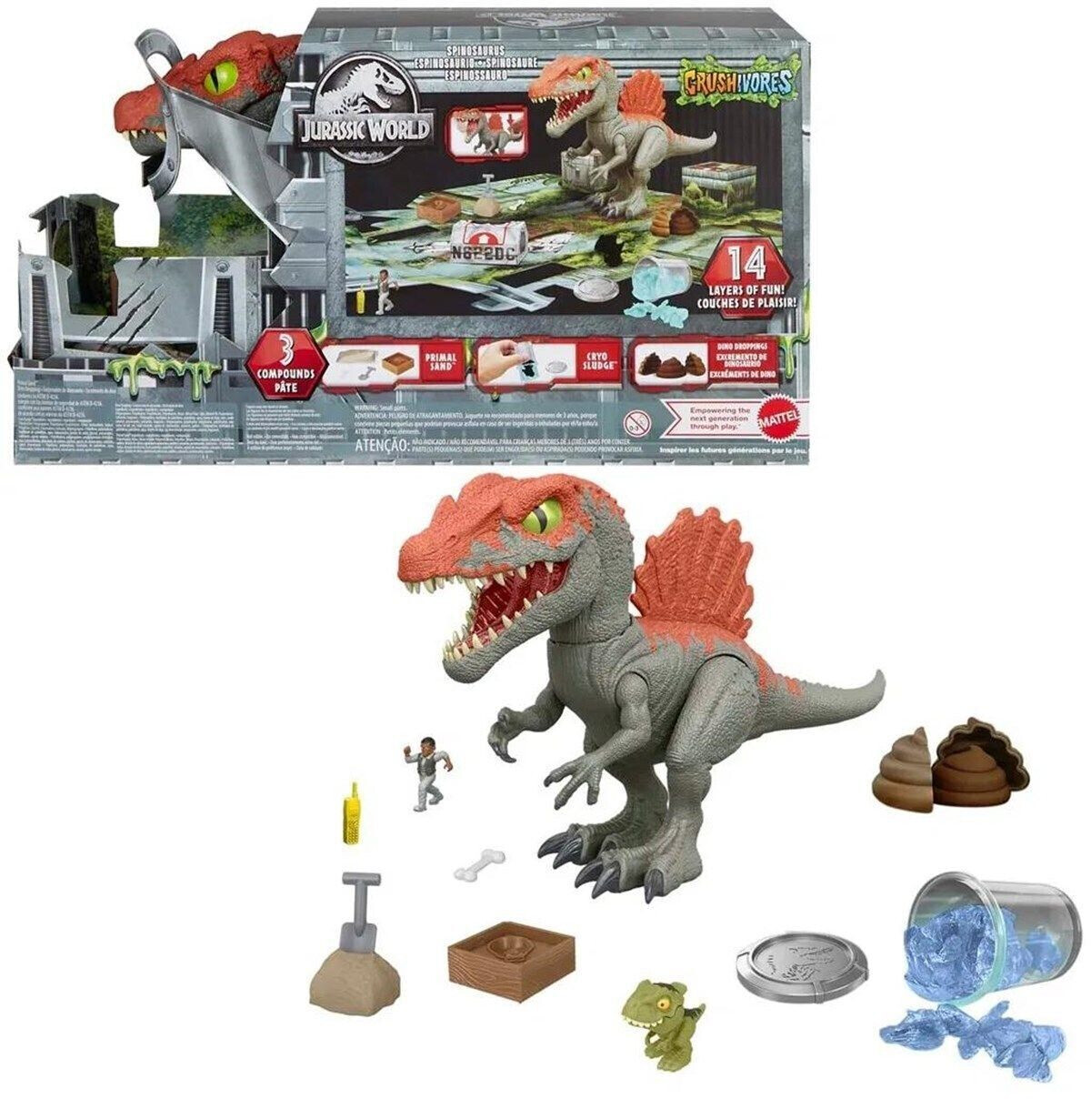 Spinosaurus jurassic park 3 juguete sales