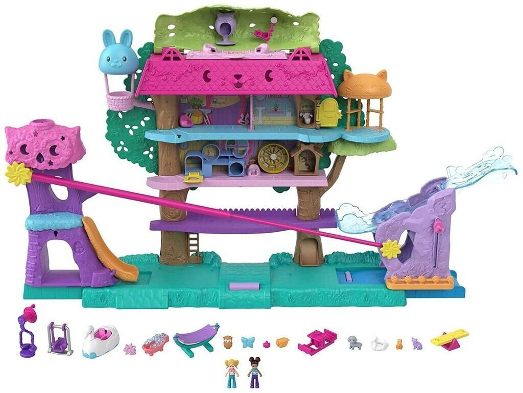 Polly Pocket Pollyville Tierparty Baumhaus (HJJ98)