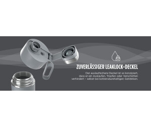 Ninja Thirsti Wasserflasche, Thermobecher to go, 700ml, auslaufsicherer Deckel, für kohlensäurehaltige, heiße & kalte Getränke, dreifach isolierter Travel Mug, Edelstahl, Tropenblau, DW2401EUUKSB Ninja Thirsti Wasserflasche, Thermobecher to go, 700ml, auslaufsicherer Deckel, für kohlensäurehaltige, heiße & kalte Getränke, dreifach isolierter Travel Mug, Edelstahl, Tropenblau, DW2401EUUKSB