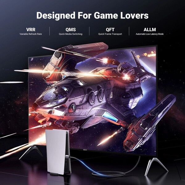 Ugreen HDMI 2.1 10K 8K 60Hz 4K 240Hz 165Hz 144Hz 120Hz 48Gbit/s High Speed, Bild 5