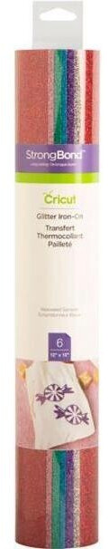 Cricut Glitter Iron-On 30x30cm 6-sheet Sampler Bejeweled (2004818)