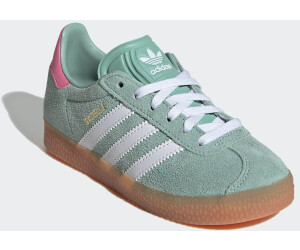 Buy Adidas Gazelle Kids hazy green cloud white bliss pink ID6555 from 45.00 Today Best Deals on idealo