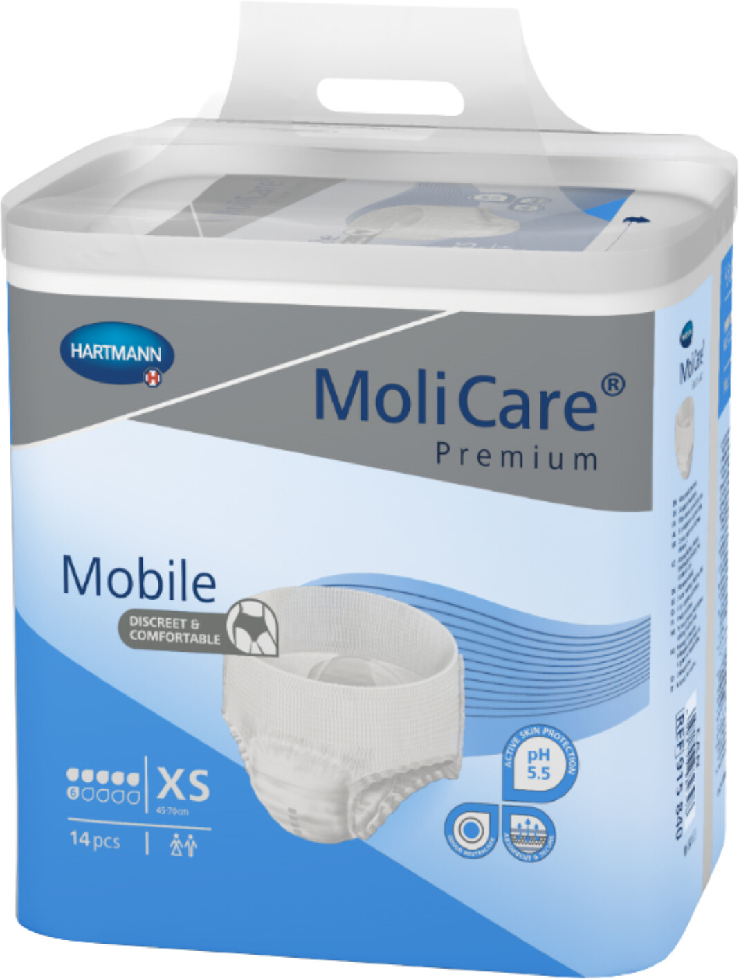 Hartmann MoliCare Premium Mobile 6 drops S (4 x 14 pcs.)