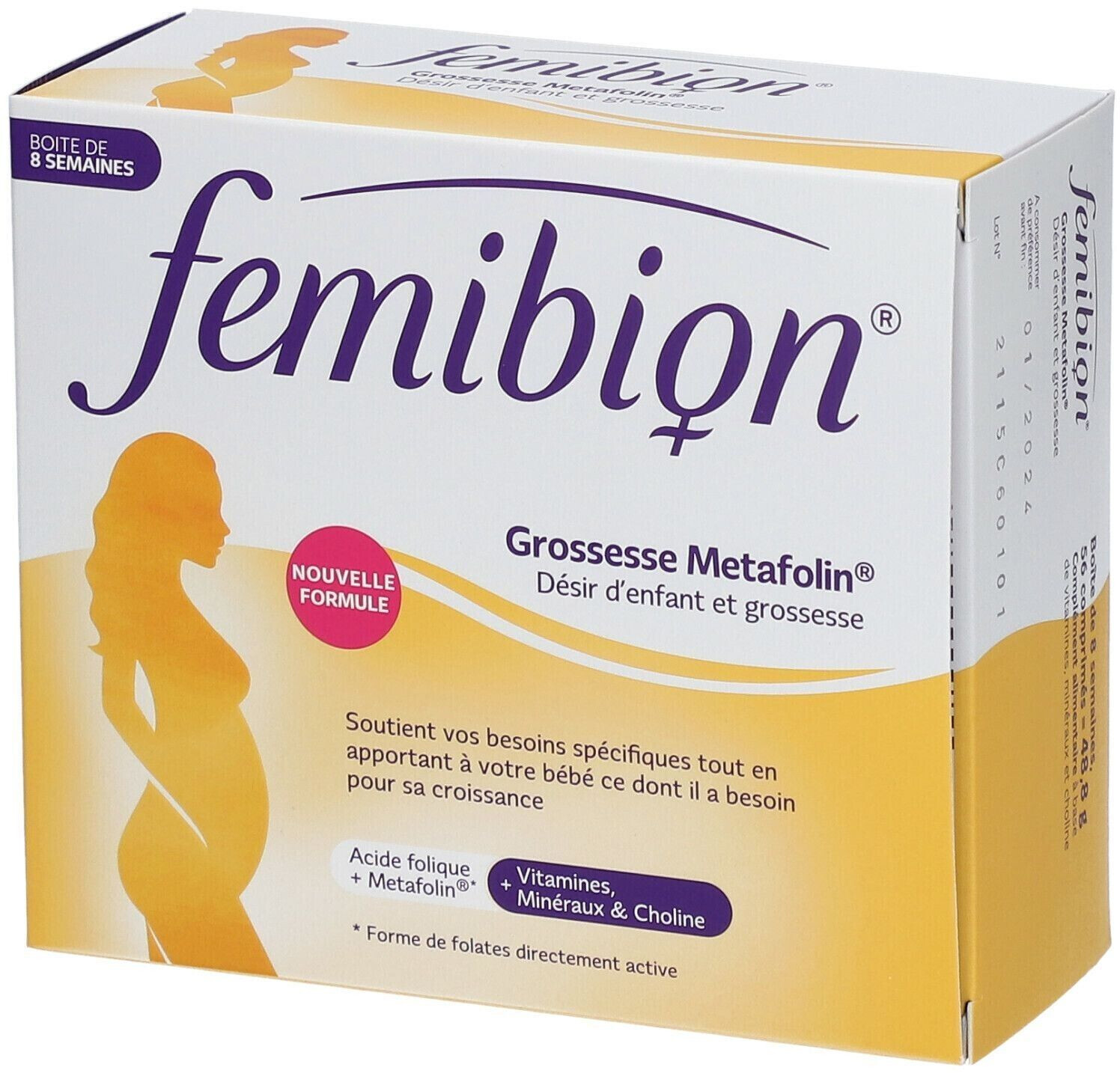 Procter et Gamble Pharmaceuticals France Femibion Grossesse Metafolin (56 comprimés)