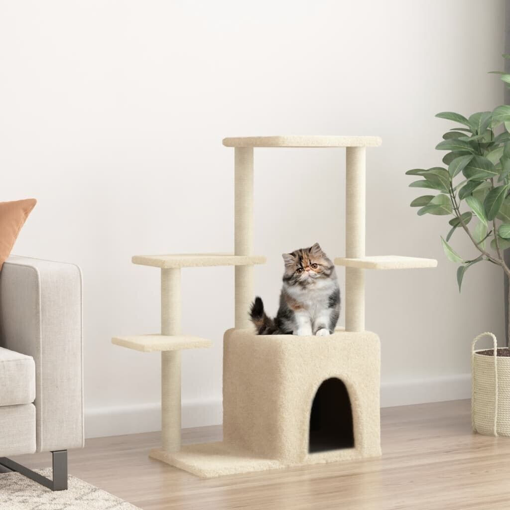 vidaXL Cat Scratching Post cream 97.5cm (172049)