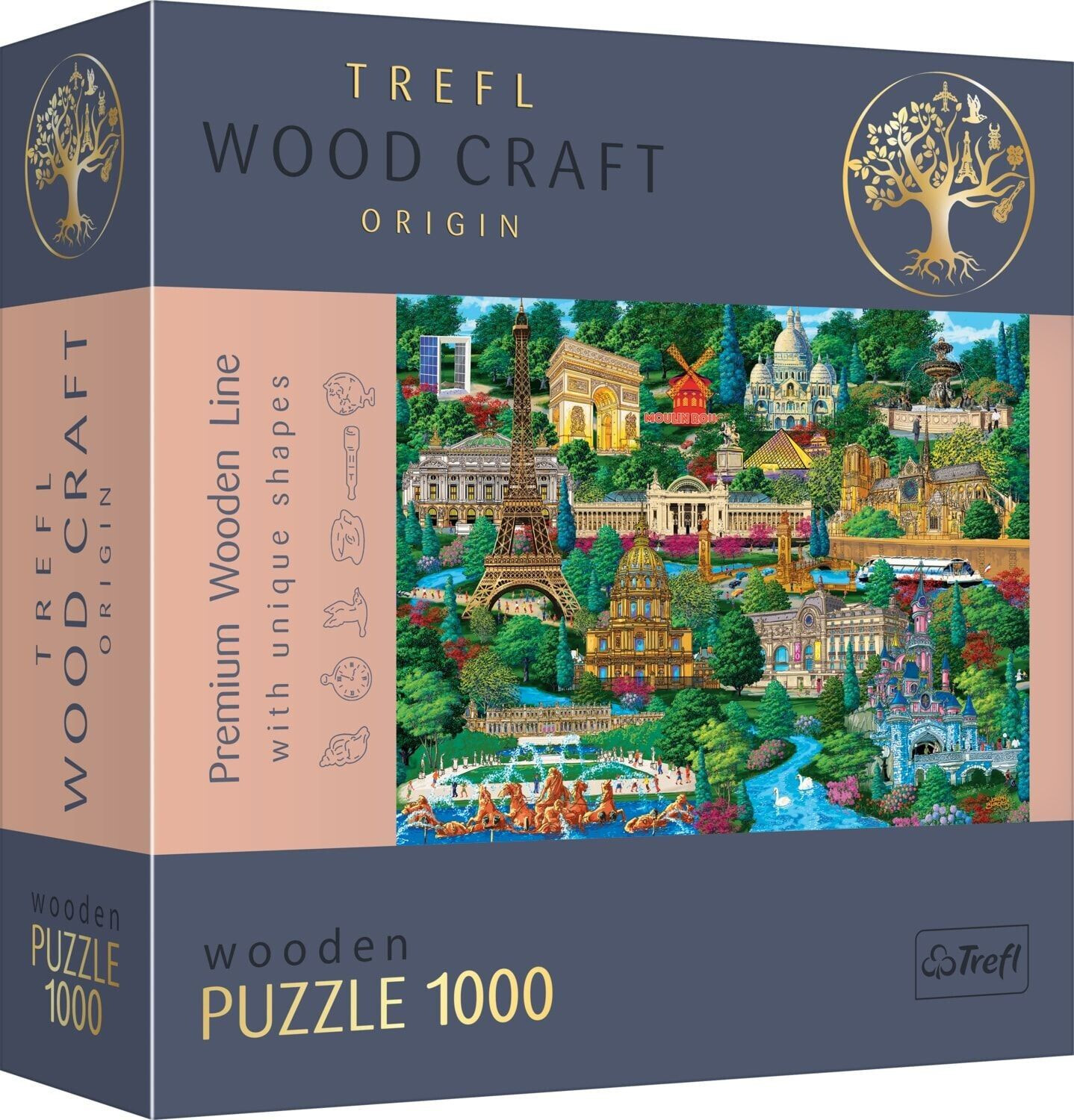 Trefl Frankreich Puzzle, Berühmte Orte