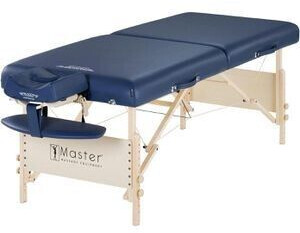 Master Massage Coronado 2 zone massage table royal blue