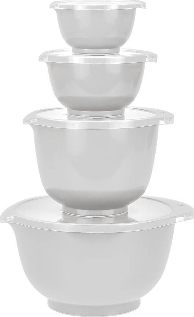 Rosti Mepal Margrethe mixing bowl set, 0.25 - 3 l, white (8 pieces)