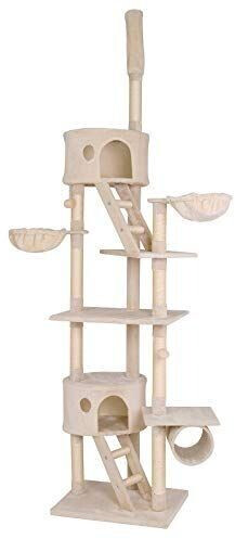 Lionto Cat Scratching Post XXL adjustable 230-250cm beige (KB00401)
