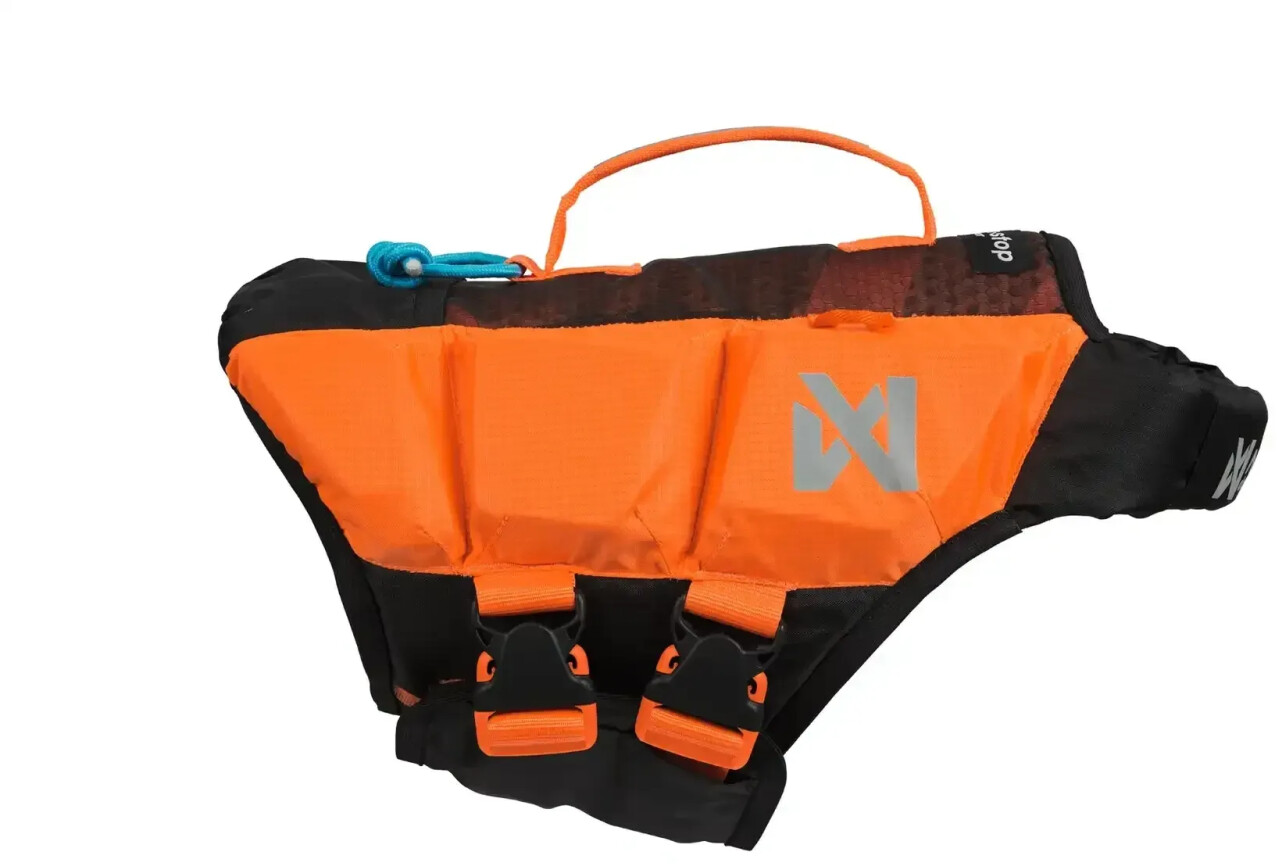 Non-stop dogwear Gilet de sauvetage pour chien 4 Black/Orange Non-stop dogwear Gilet de sauvetage pour chien 4 Black/Orange