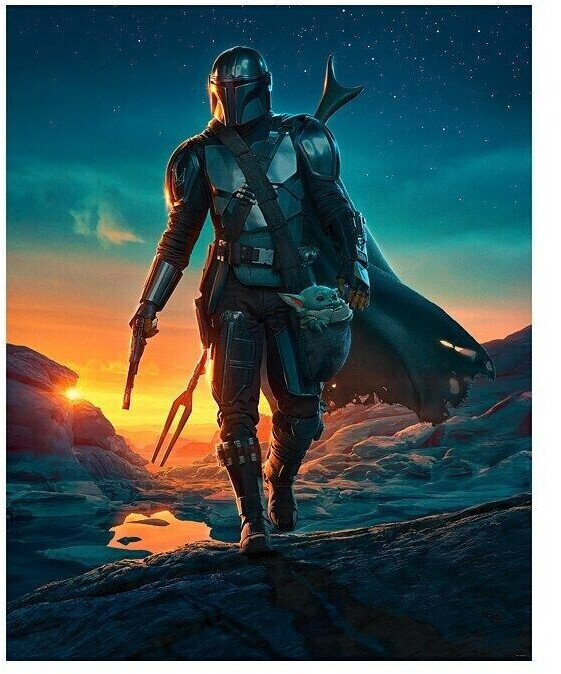 Komar Star Wars The Mandalorian Gunslingers (200 x 250 cm)