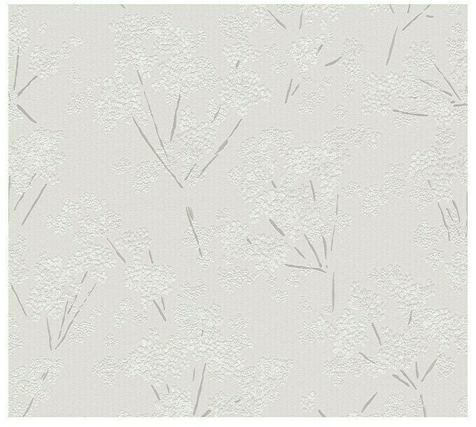 A.S. Creation Casual Living flowers grey/white