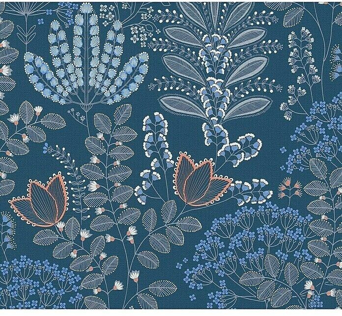 A.S. Creation Famous Garden blue-white-grey