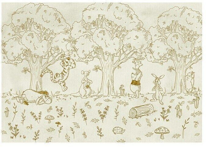 Komar Disney Winnie the Pooh Outdoors (400 x 250 cm)