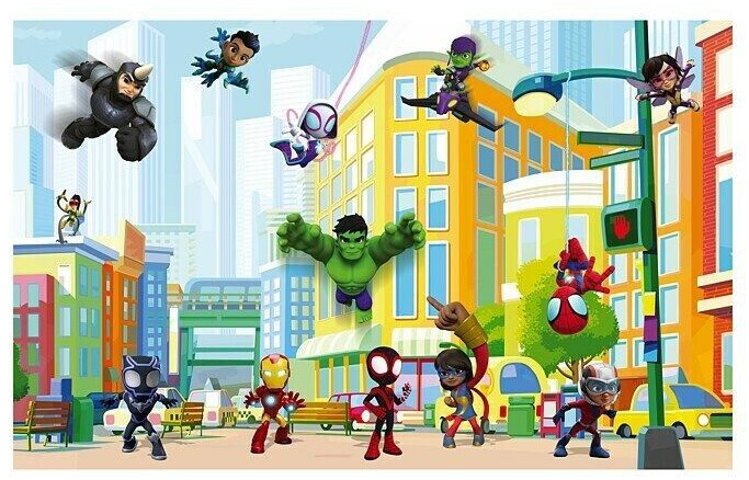 Komar Marvel Spidey Sightseeing Tour with Friends (400 x 250 cm)