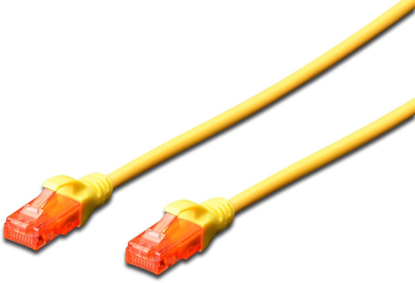 Digitus CAT 6 U/UTP Patchkabel 1m gelb, Bild 3