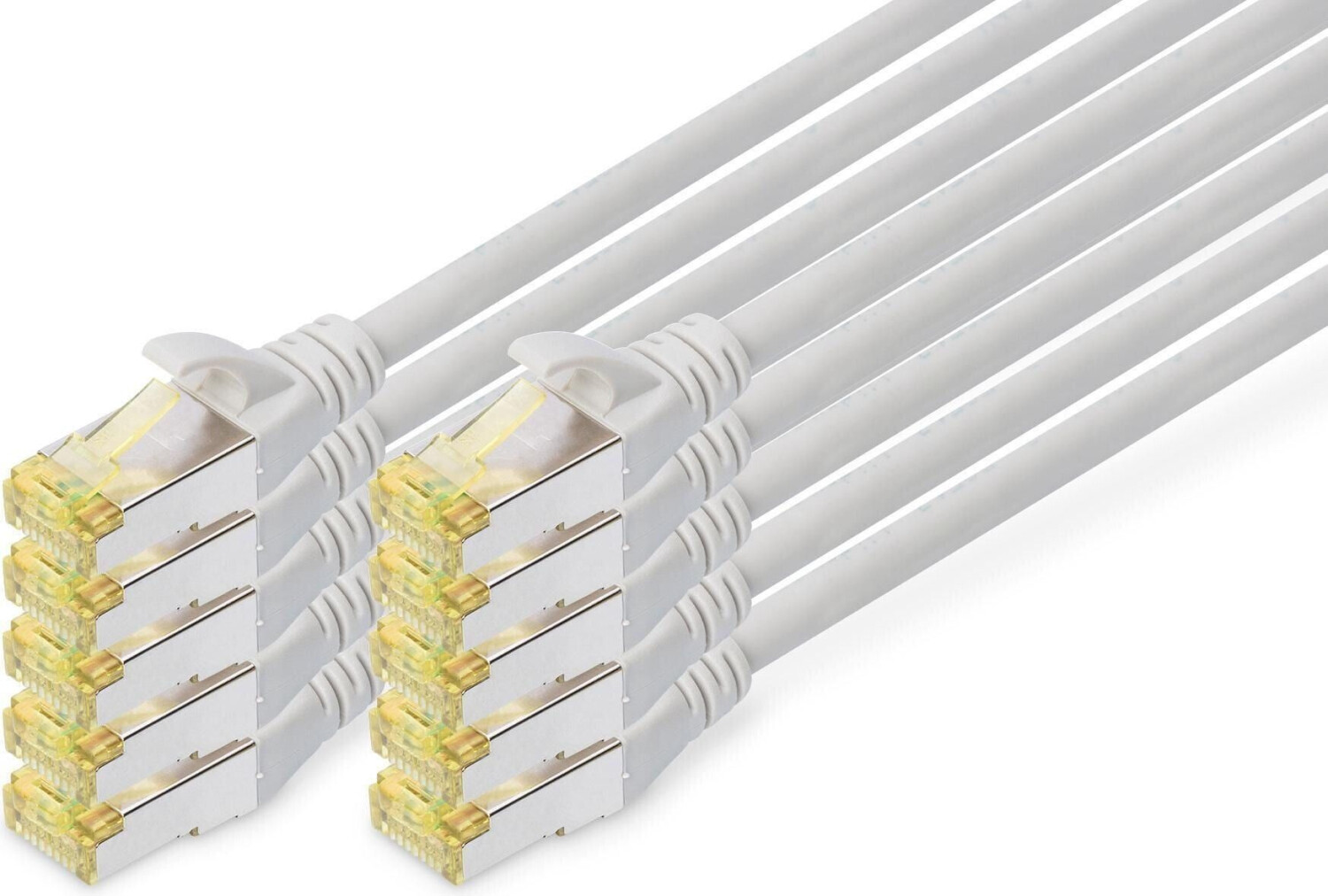 Digitus CAT 6A S/FTP Patchcable 1m Yellow