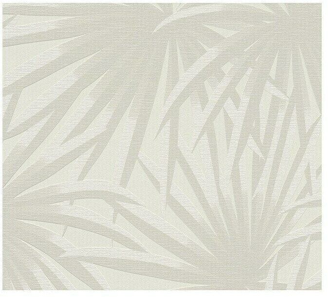 A.S. Creation Casual Living Palmenblätter creme/light grey
