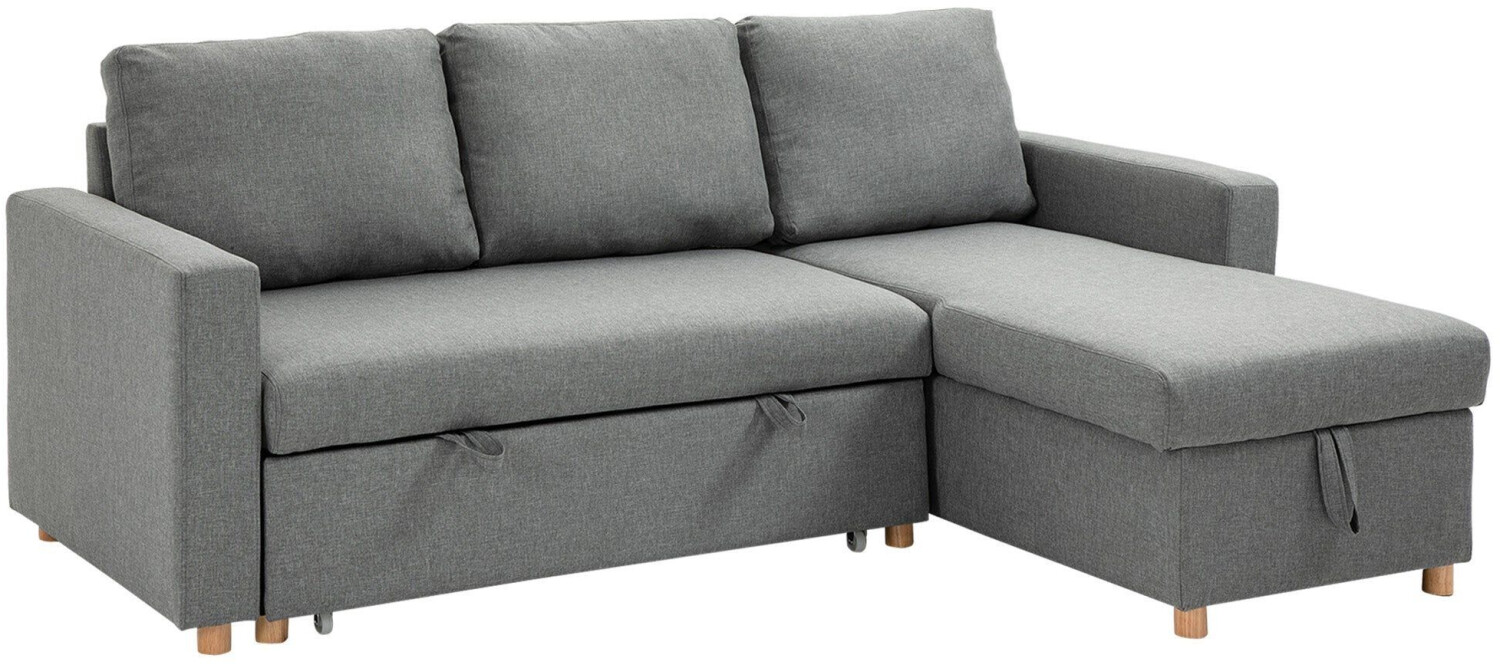 HomCom Canapé d'Angle 3 Places Convertible