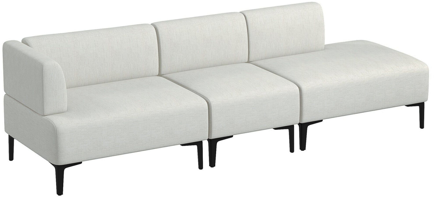 HomCom Canapé 3 Places Modulable Minimaliste