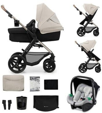 Kinderkraft Travel System 3in1 MOOV 2 grey