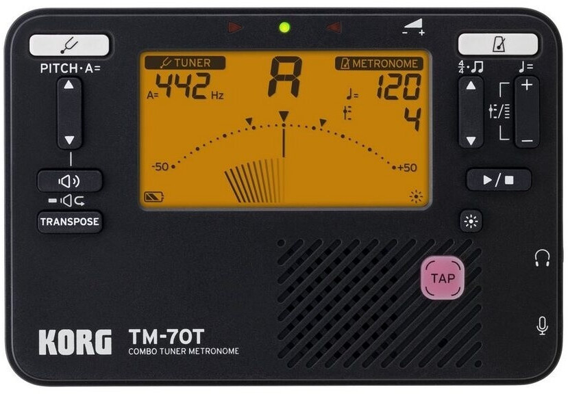 Korg TM-70T Combo Tuner Metronome black