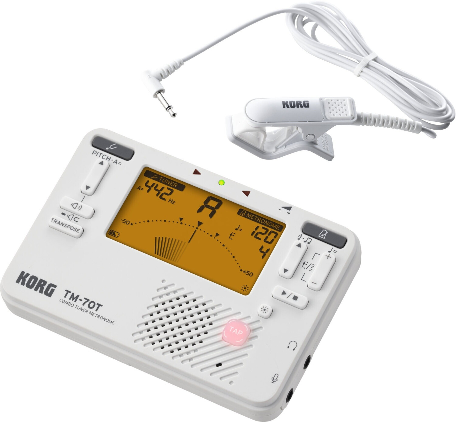 Korg TM-70T Combo Tuner Metronome + Contact Microphone