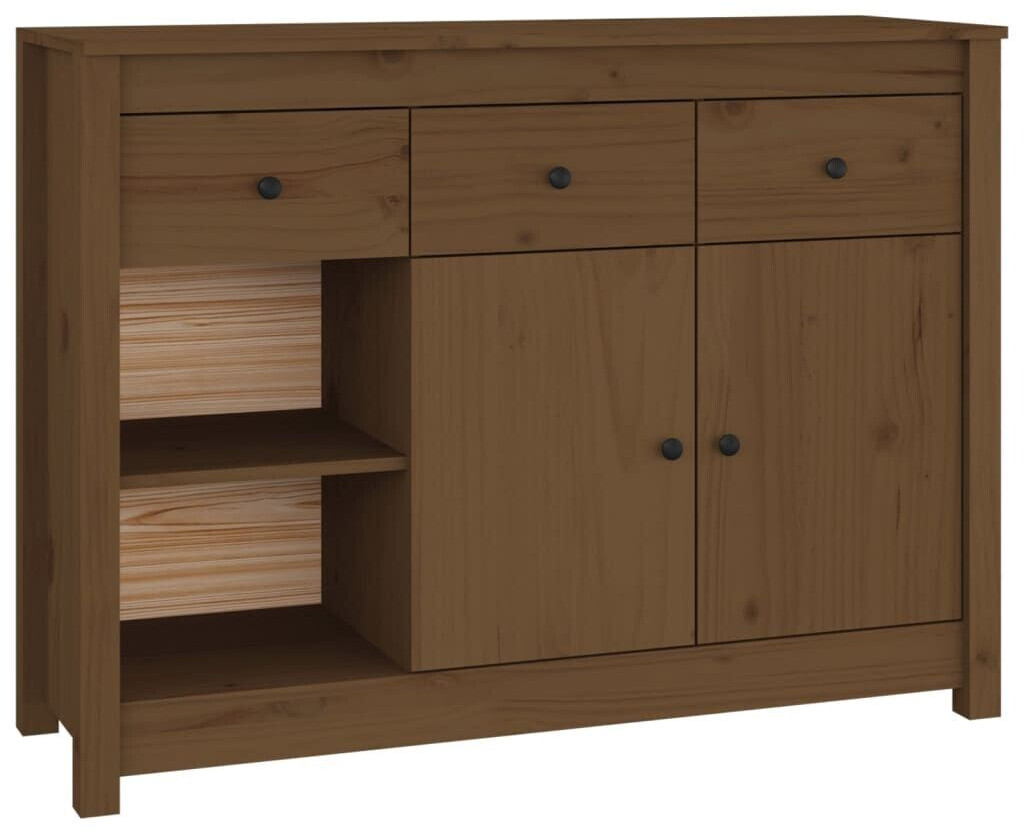 vidaXL Sideboard solid pine wood 100x74cm (814557)