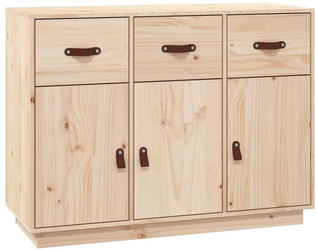 vidaXL Sideboard solid pine wood 100x75cm (820147)