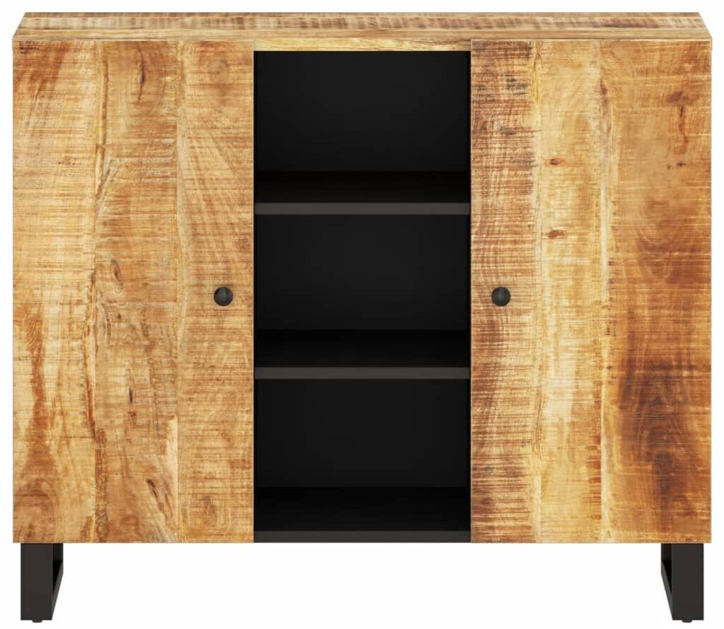 vidaXL Sideboard with 2 doors solid mango wood 90x75cm (352925)