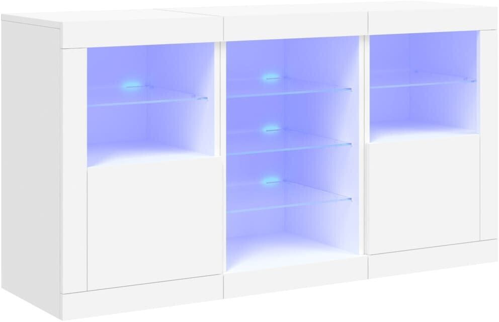 vidaXL Sideboard with LED lights 123x67cm (3209079)