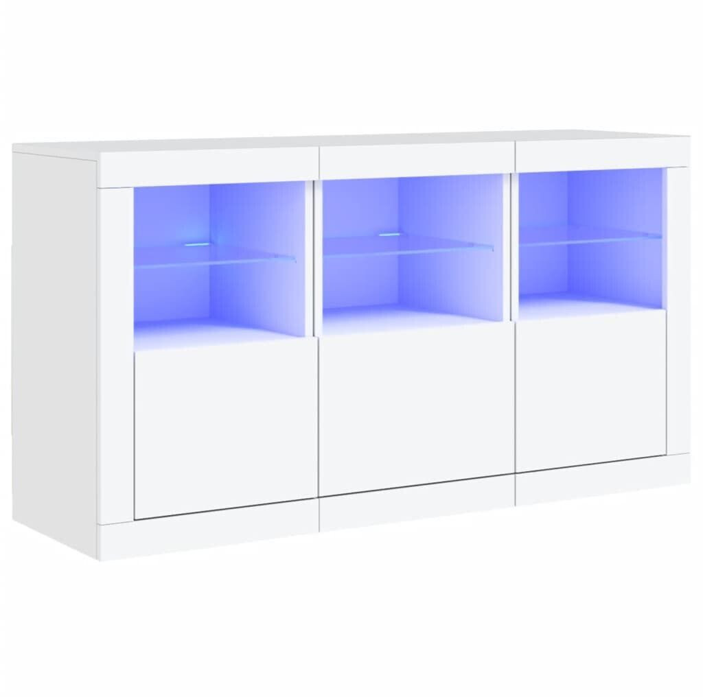 vidaXL Sideboard with LED lights 123x67cm (3209058)