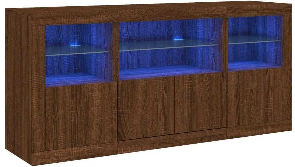 vidaXL Sideboard with LED lights 142.5x67cm (3209071)