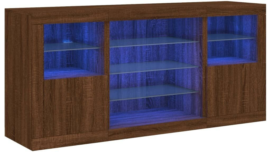 vidaXL Sideboard with LED lights 142.5x67cm (3209092)