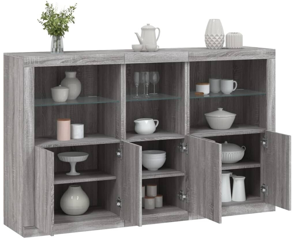 vidaXL Sideboard with LED lights 162x100cm (3209147)