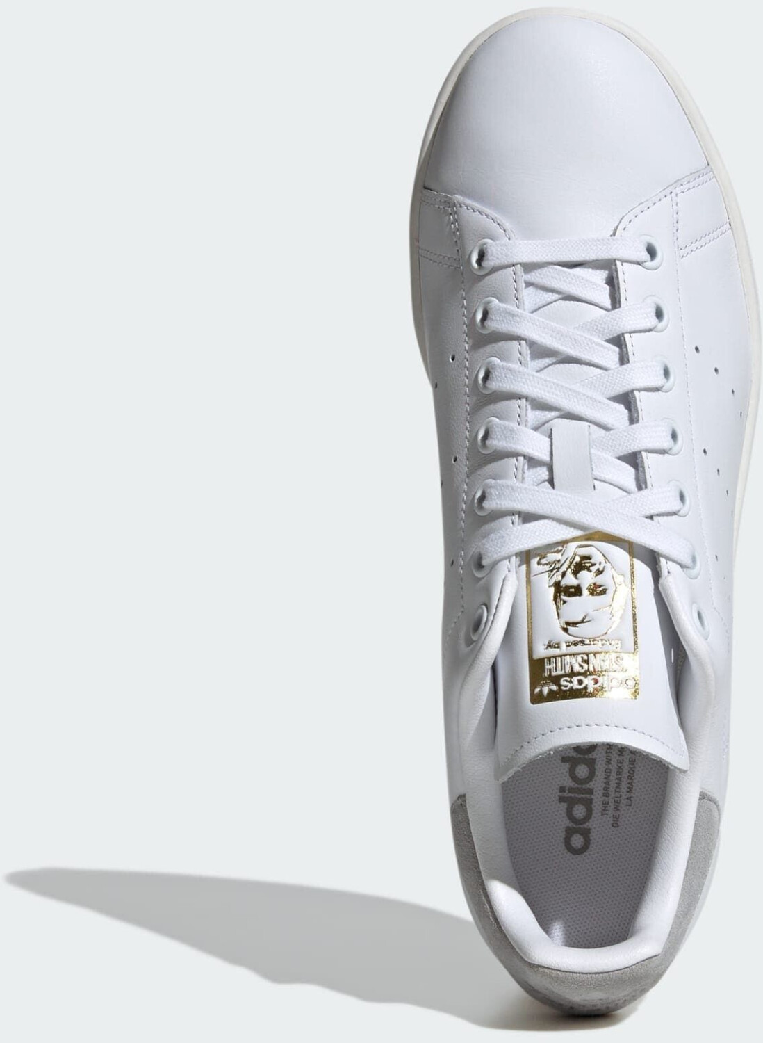 Adidas originals stan smith white and grey hot sale