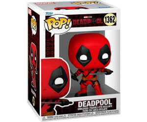 Figurine Funko Pop Marvel Deadpool Two Swords - Édition Noir/gris, Environ 9 Cm, Boîte Fenêtrée, Collectionneur