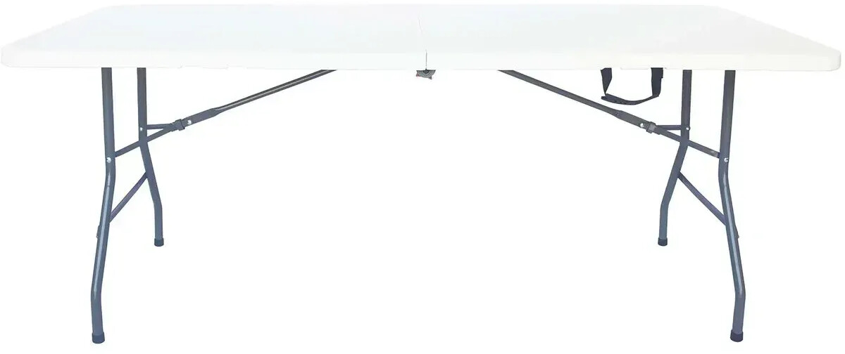 Habitat et Jardin Table de jardin pliante Foldy 80 x 74 x 70 cm blanc