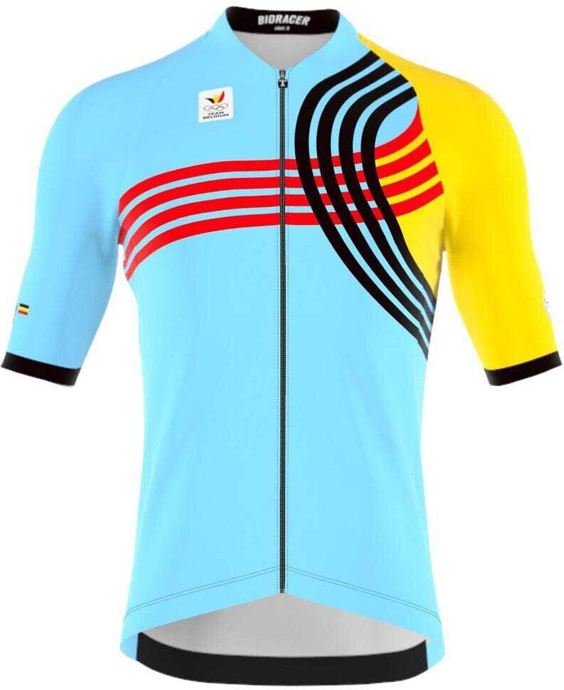 Bio-racer Icon Boic Olympics Paris 2024 Short Sleeve Jersey (BR941358-23-009) blue