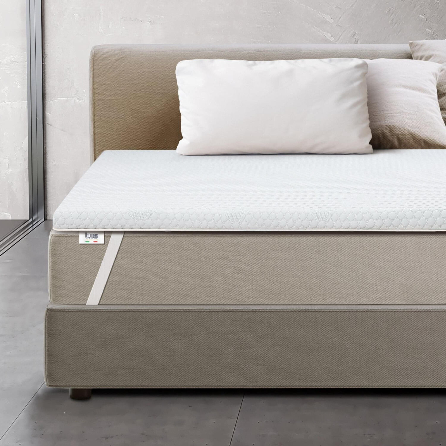 The White Stone Memory Foam Topper XS 145x195cm H3