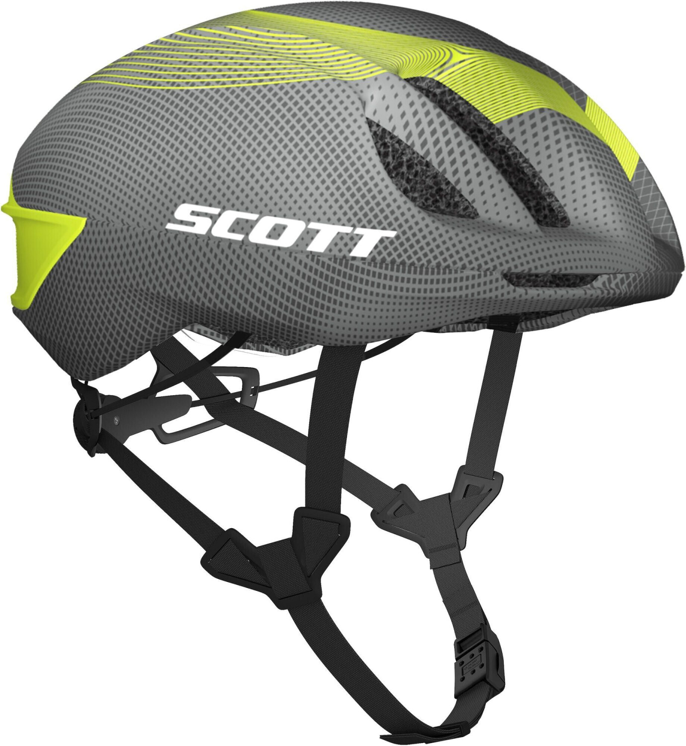 Scott Cadence Plus (CE) Mips Air diamond grey/lime green
