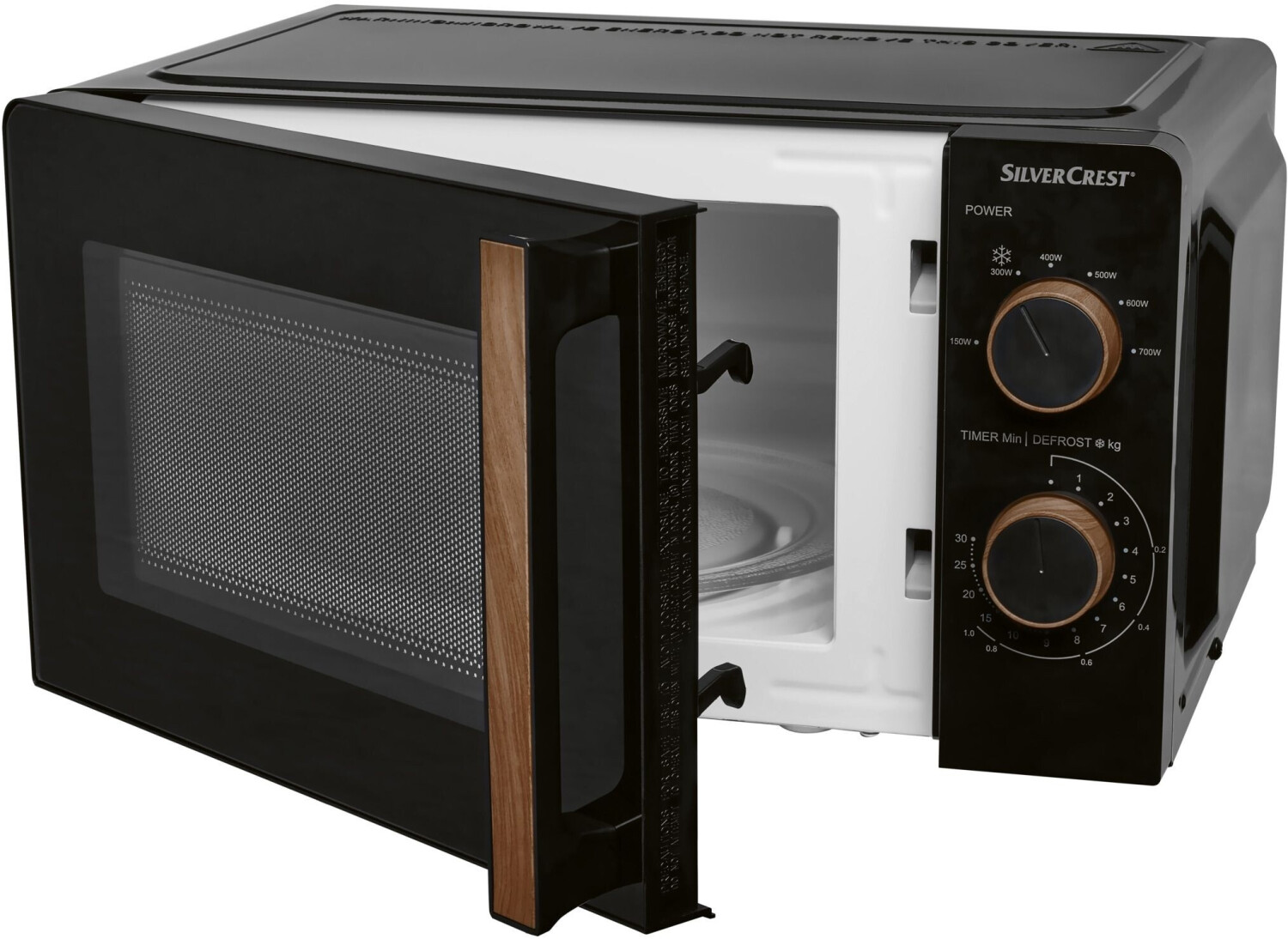 Plateau Tournant Micro-ondes Compatible Silvercrest SMWH 700 A1 - Verre 24,5 Cm, Support En Y, Remplace Z06016D00XN - 2